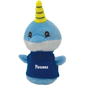 Shorties Plush Narwhal, 4" - VT2280