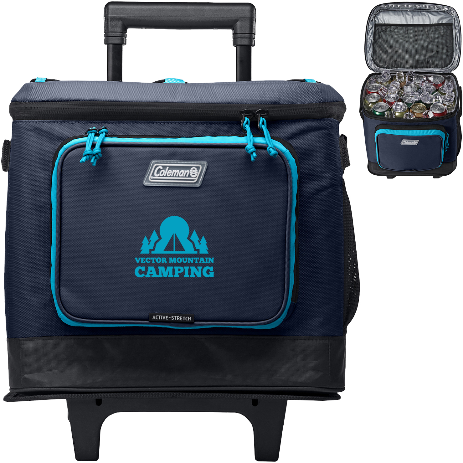 Product Photo 1 Coleman® Xpand Polyester 42-Can Wheeled Soft Cooler