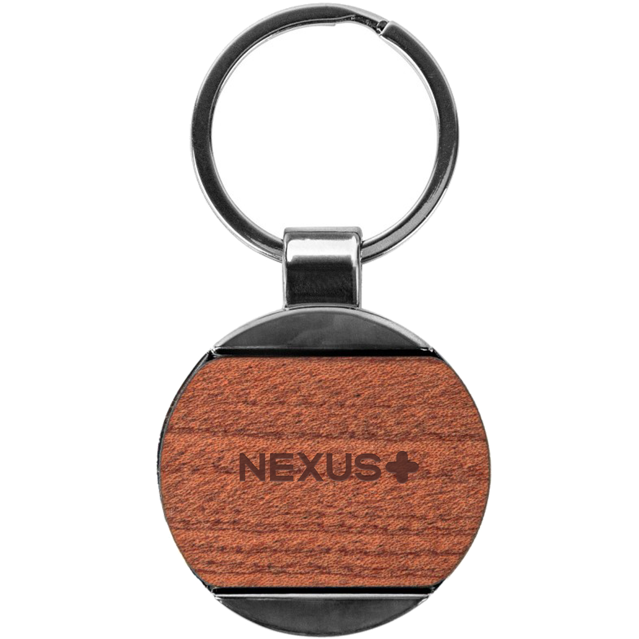 Product Photo 1 Newcastle Gunmetal & Wood Key Chain