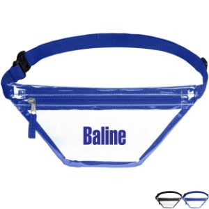 Clear Single Pocket PVC Fanny Pack - HH3940