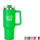Hippo Double Wall Stainless Steel Mug & Straw Lid with Twist Closure, 40oz.