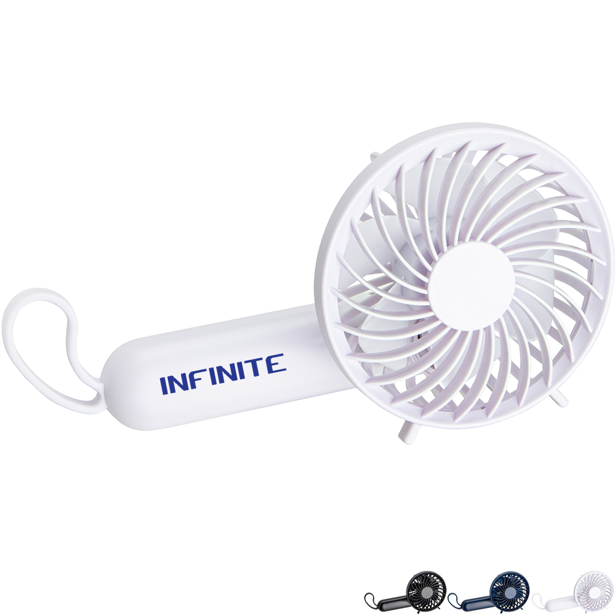 Product Photo 1 Quiet Breeze Rechargeable Hand Fan w/ Carabiner
