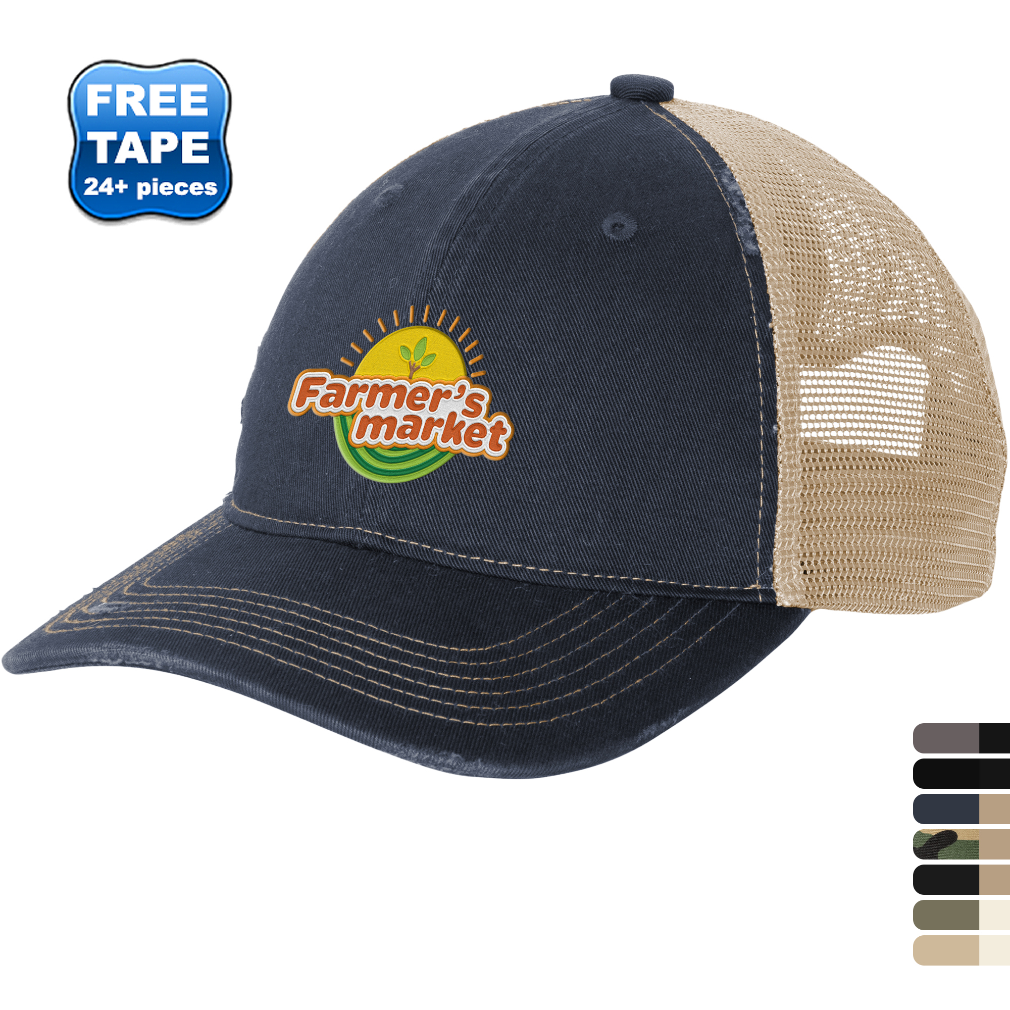 Product Photo 1 Port Authority® Distressed Mesh Back Cap