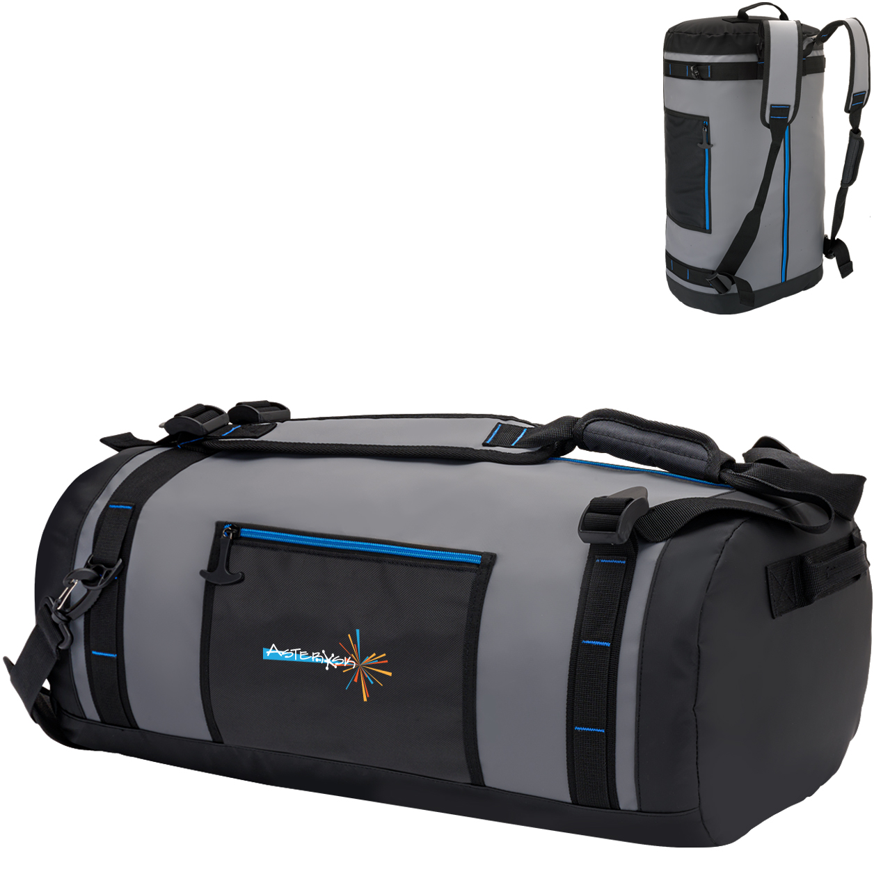 Product Photo 1 Urban Peak® 56L Tarpaulin Slate Duffel Backpack