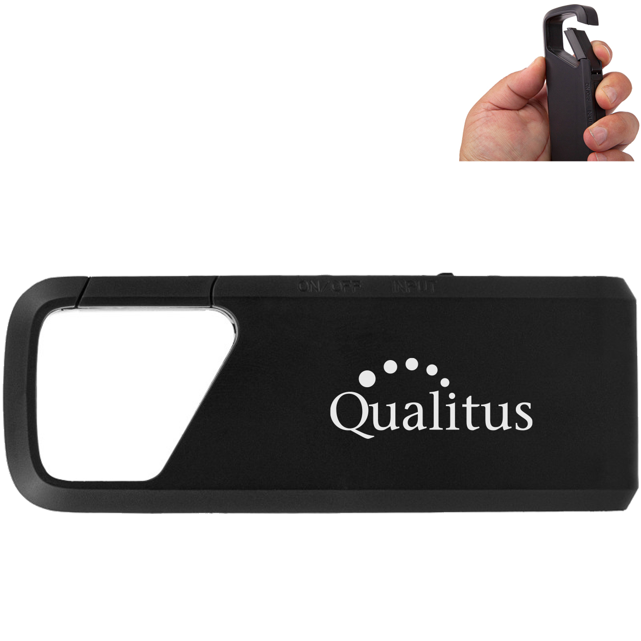 Product Photo 1 Waterproof 2W Bluetooth Speaker w/ Carabiner