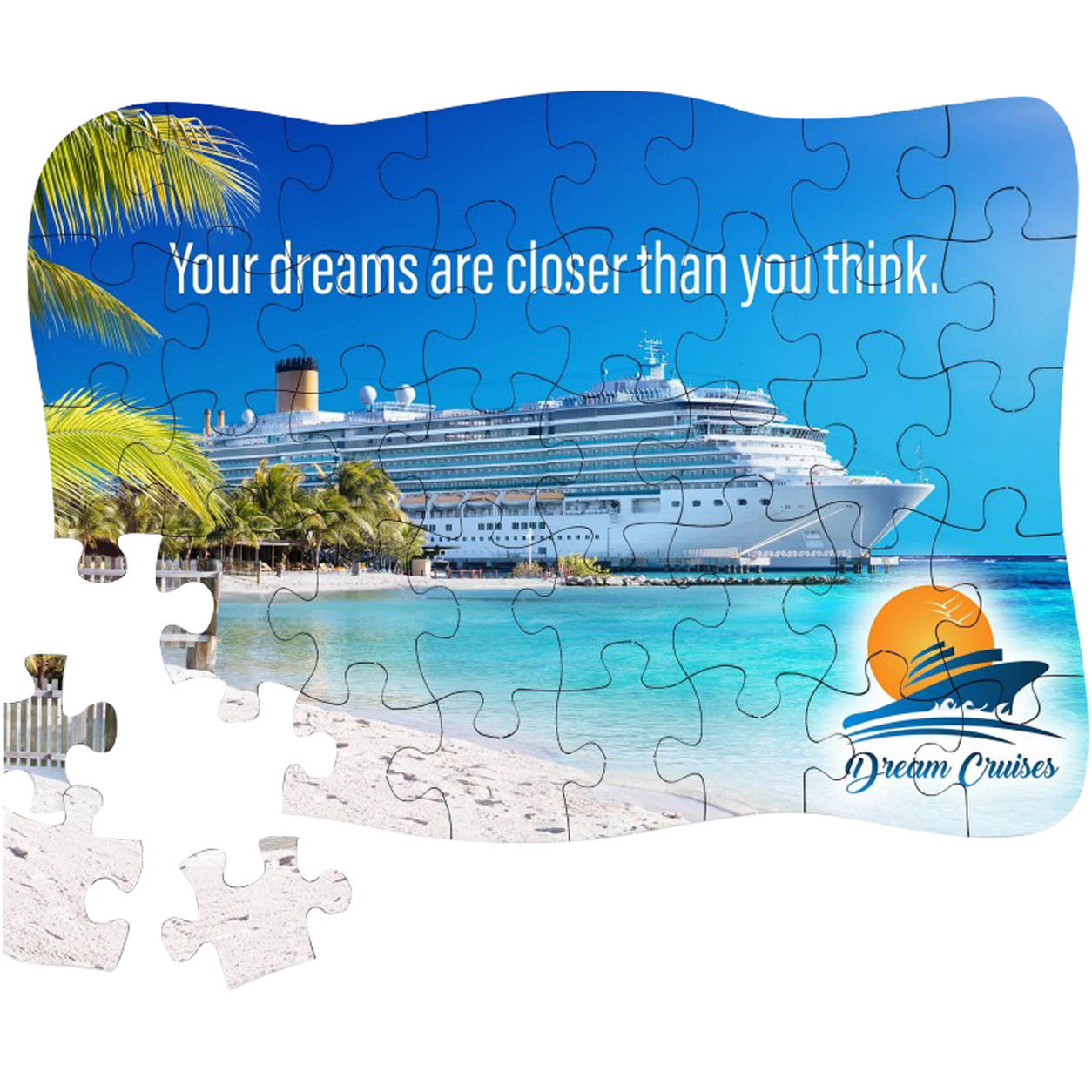 Product Photo 1 Jigsaw Puzzle, 40-Pieces, 6-3/4" x 9-1/2"