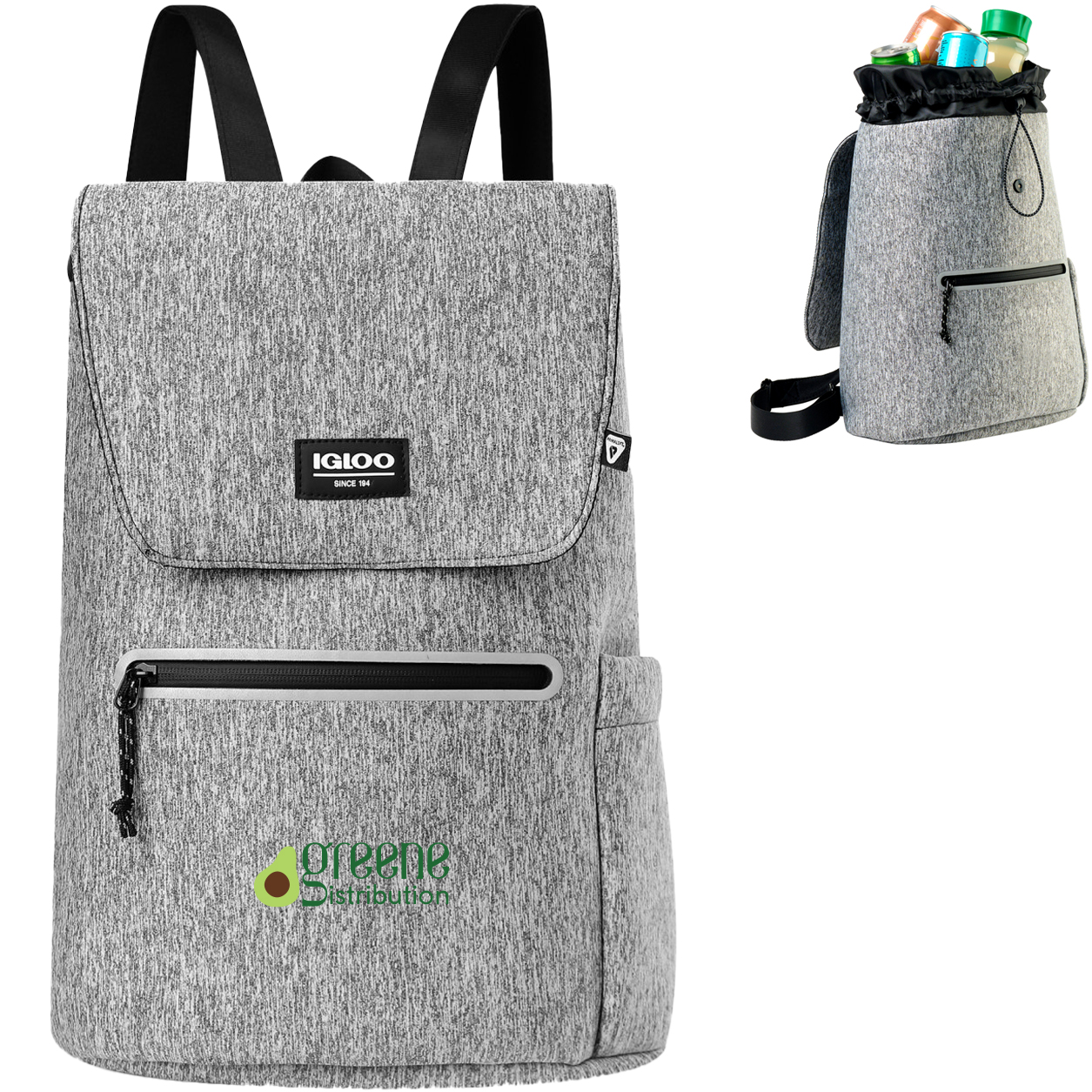Product Photo 1 Igloo® Moxie Neoprene Cinch Backpack Cooler