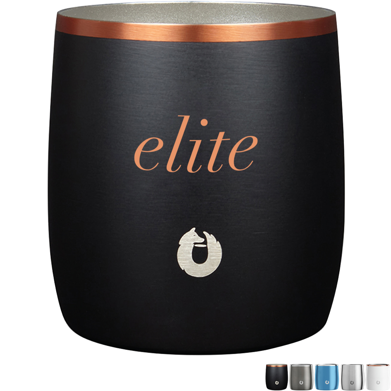 Product Photo 1 Snowfox® Double Wall Stainless Steel Rocks Tumbler, 11oz.