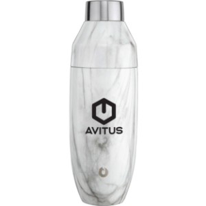 Snowfox® Vacuum Insulated Stainless Steel Marble Cocktail Shaker, 24oz. - AK8347