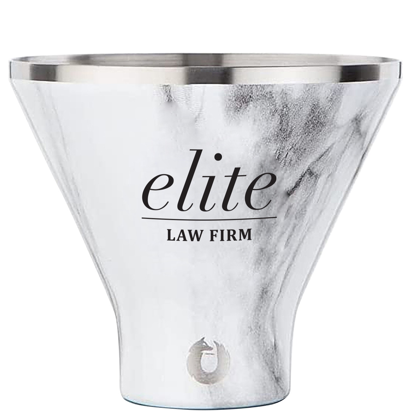 Product Photo 1 Snowfox® Stainless Steel Marble Martini Tumbler, 8oz.