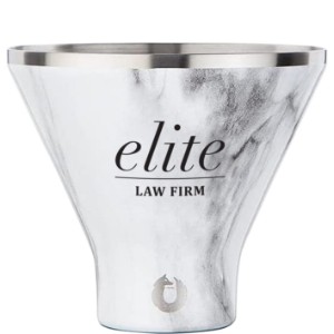 Snowfox® Stainless Steel Marble Martini Tumbler, 8oz. - AK8348