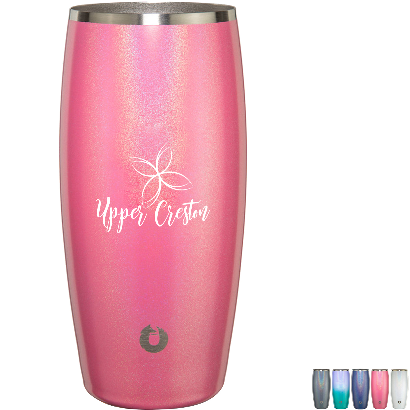 Product Photo 1 Snowfox® Vacuum Insulated Double Wall Shimmer Beer Tumbler, 18oz.