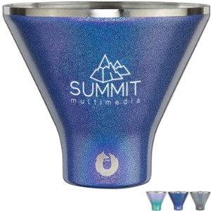 Snowfox® Stainless Steel Shimmer Martini Tumbler, 8oz. - AK8344