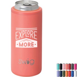 Swig Life™ Triple Insulated Skinny Matte Can Cooler, 12oz. - AK8351