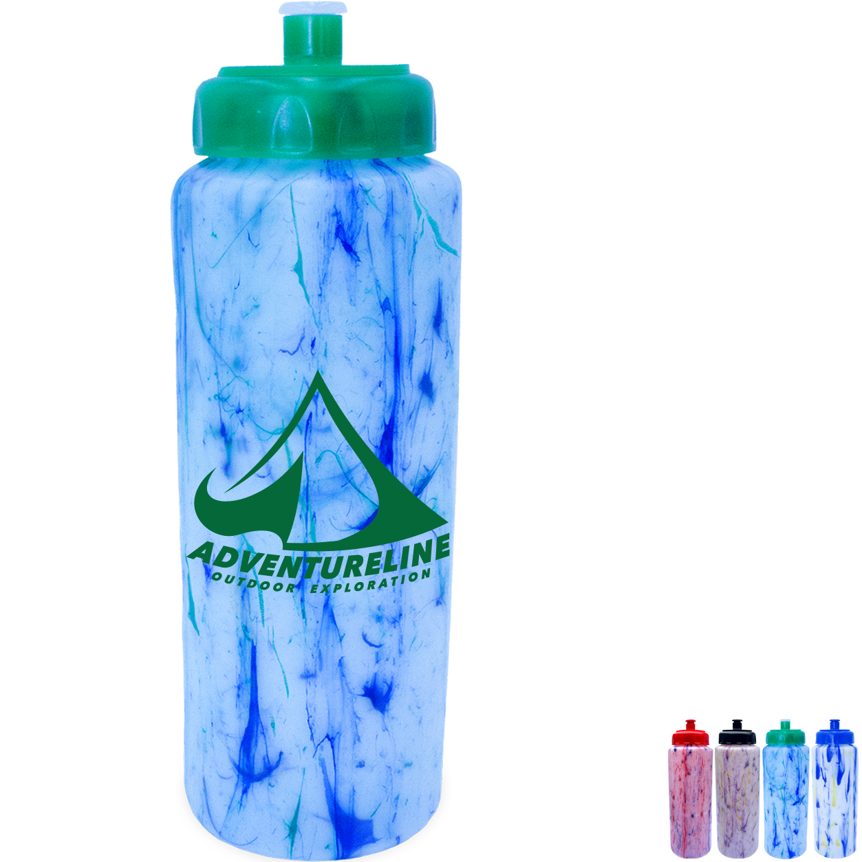 Product Photo 1 Confetti Sports Bottle w/ Push N Pull Cap, 32oz.