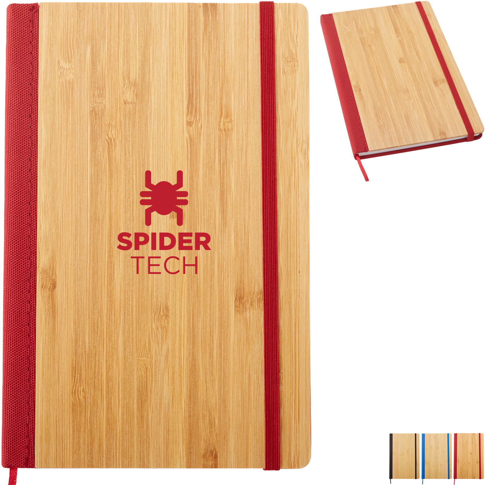 Product Photo 1 Bamboo Journal w/ rPET Back, 6" x 8"