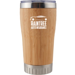 Bamboo Vacuum Insulated Stainless Steel Tumbler, 17oz. - EV1041