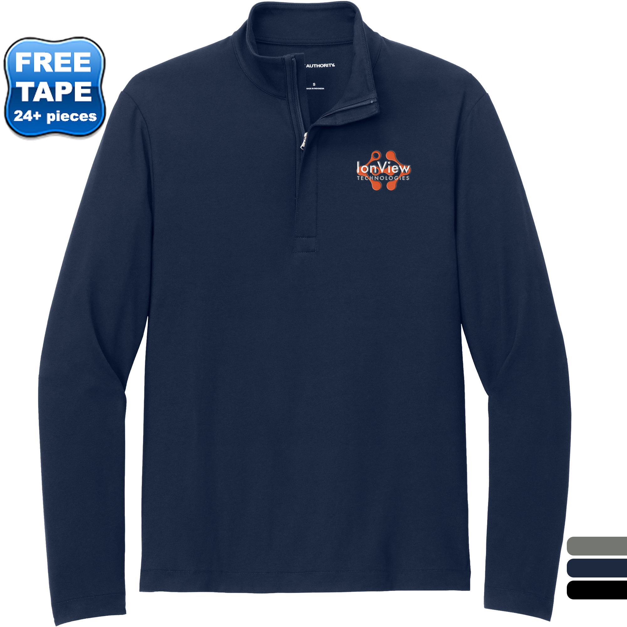 Product Photo 1 Port Authority® Fairway Cotton/Poly Stretch Men's 1/4 Zip