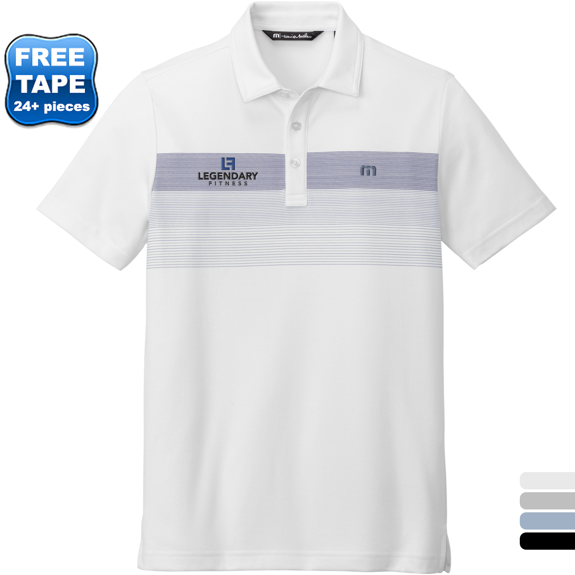 Product Photo 1 TravisMathew® Coastal Cotton/Poly Chest Stripe Men's Polo