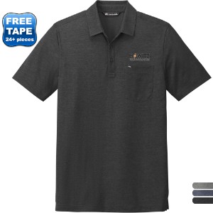 TravisMathew® Oceanside Cotton/Poly Heather Pocket Men's Polo - WJ6728