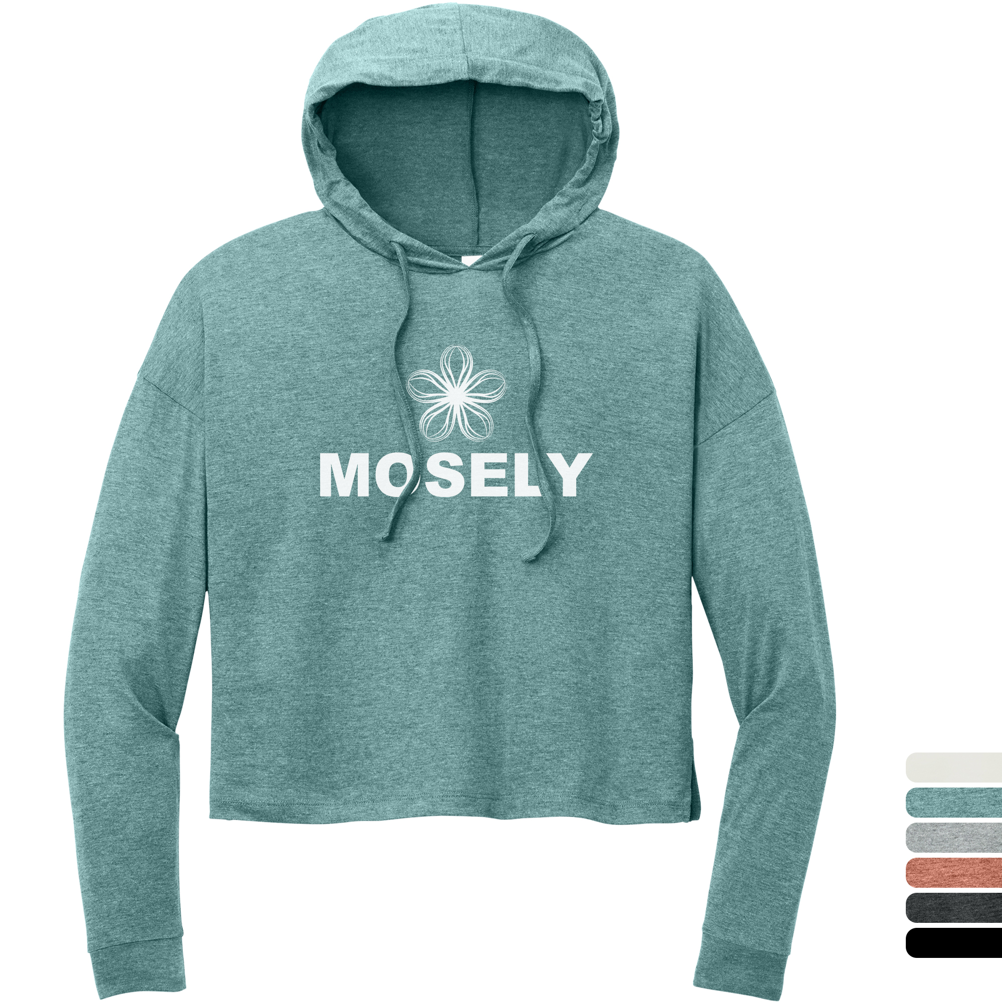 Product Photo 1 District® Perfect Tri® Midi Long Sleeve Ladies' Hoodie