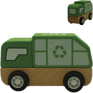 Wooden Toy Recycling Truck - AF2467