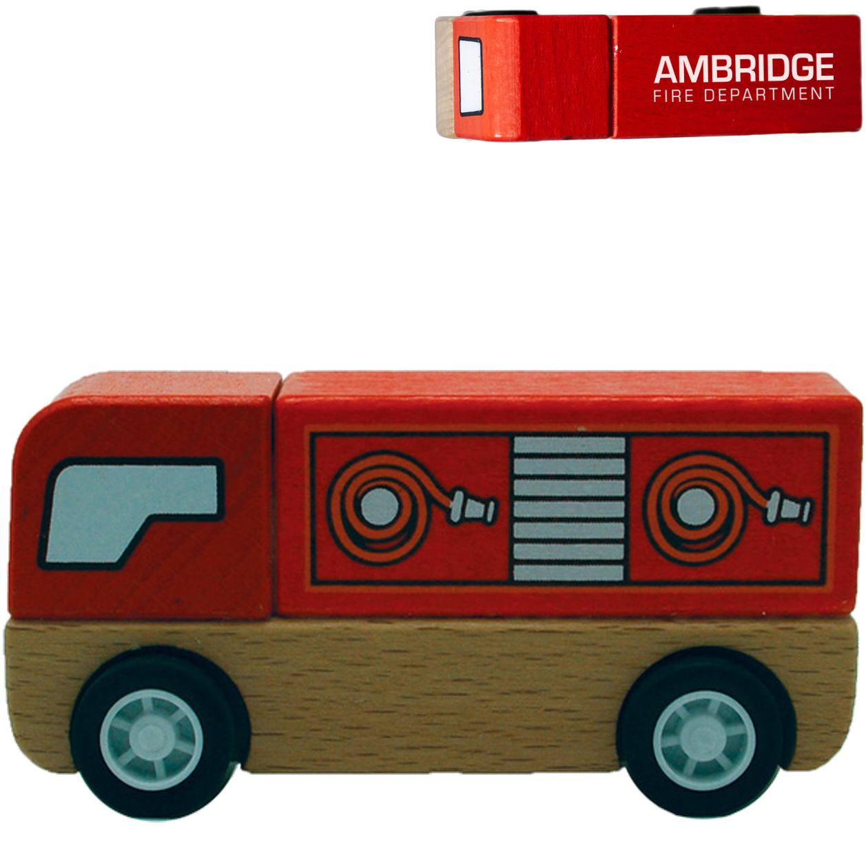 Product Photo 1 Wooden Toy Fire Truck