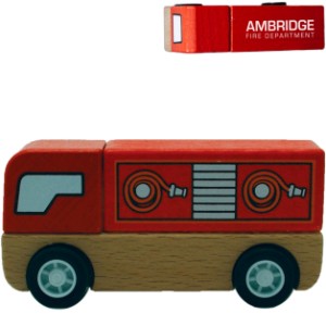 Wooden Toy Fire Truck - AF2469