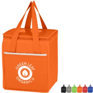 Wave Design Non-Woven Cooler Lunch Bag - HT6016