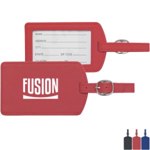 Soft Touch PVC Luggage Tag - HT6056