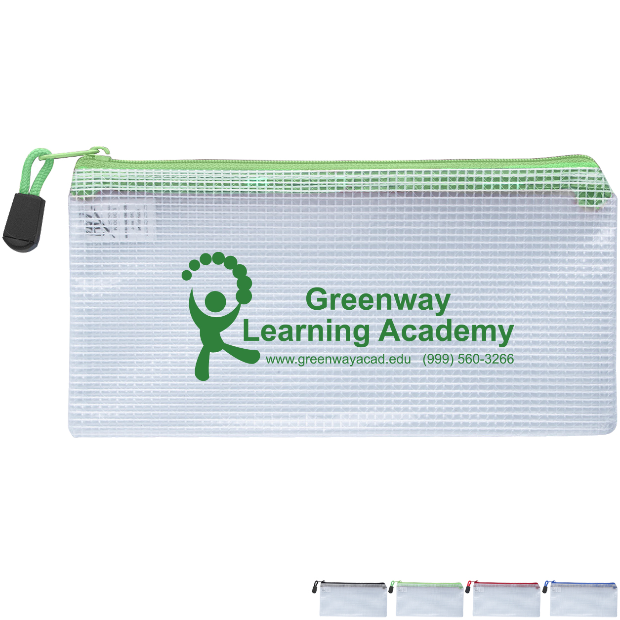 Product Photo 1 Clear Zippered Pencil Pouch