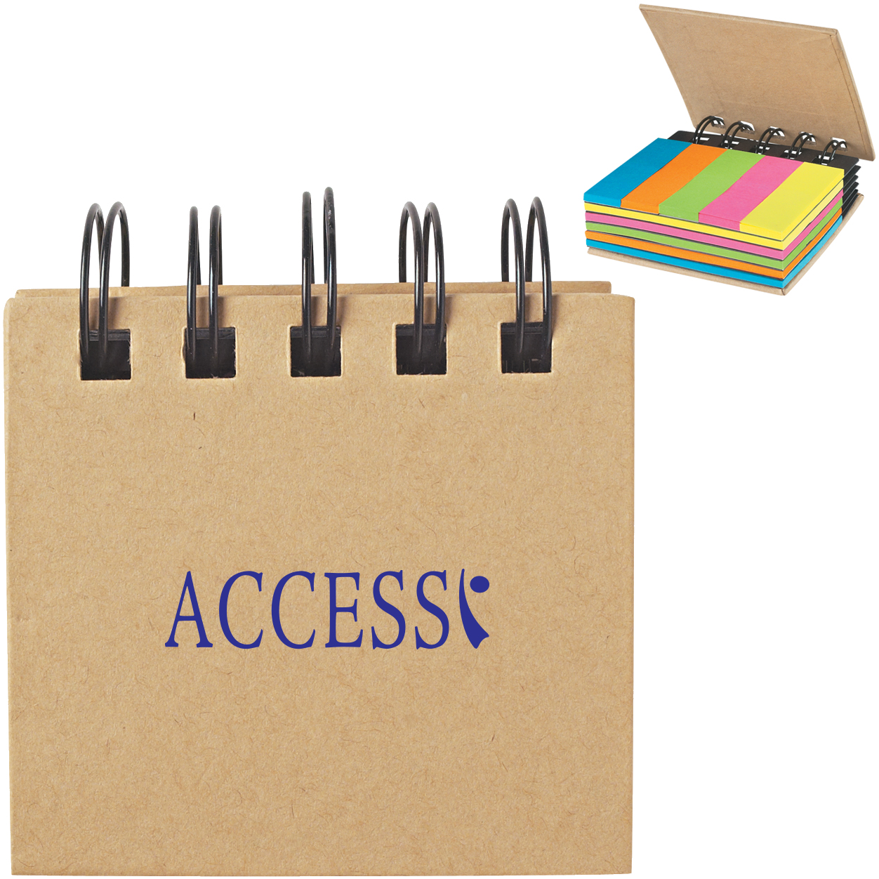 Product Photo 1 Spiral Book w/ Sticky Notes & Flags