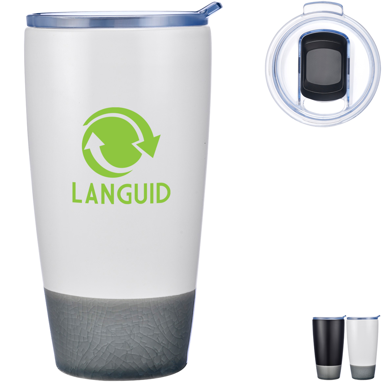 Product Photo 1 Fortuna Double-Wall Ceramic Tumbler, 12oz.