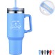 Genoa Vacuum Insulated Travel Mug w/ Straw, 40oz.