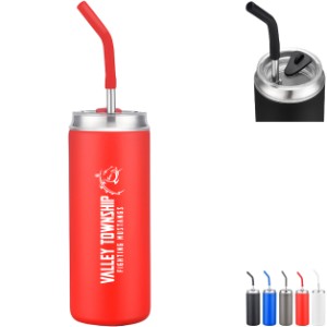 Sirena Vaccum Insulated Tumbler w/ Straw, 20oz. - AR1149