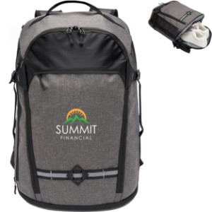 Delridge 37L Carry-On Polyester Computer Travel Backpack - ST9128