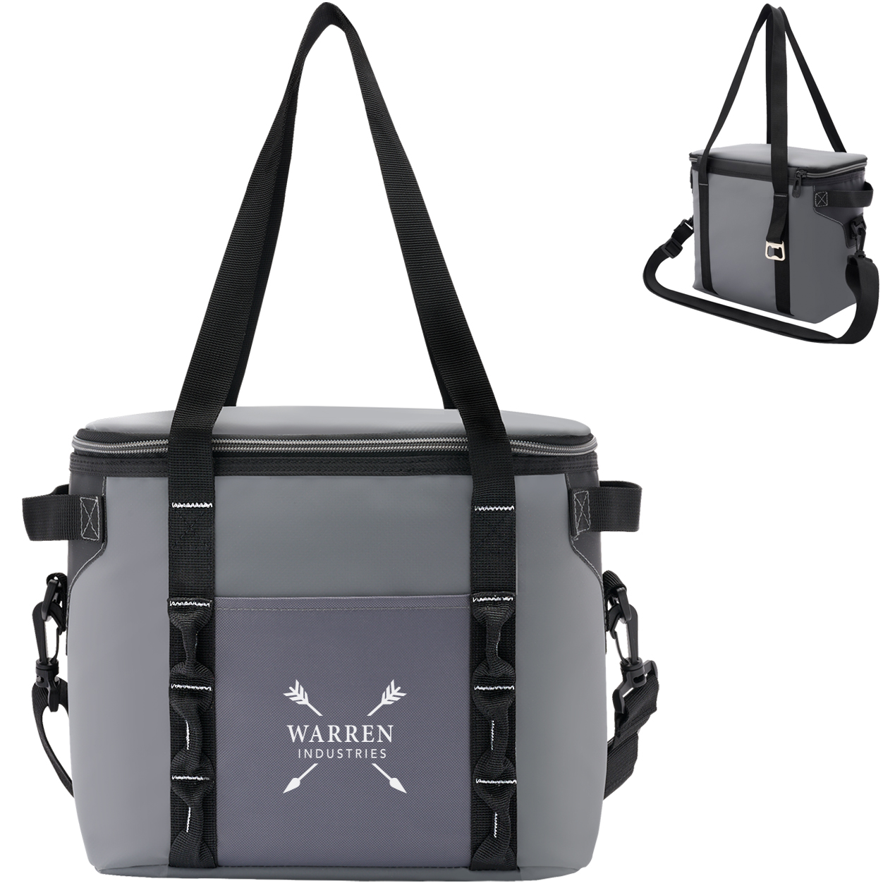 Product Photo 1 Urban Peak® Waterproof 12 Can Tarpaulin Hinge Asher Cooler