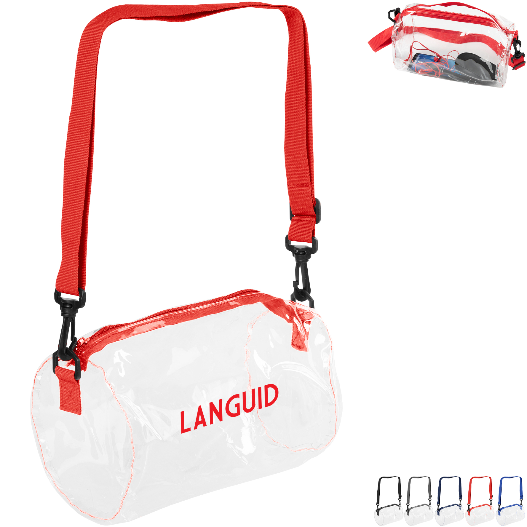 Product Photo 1 Seymour Clear PVC Barrel Bag