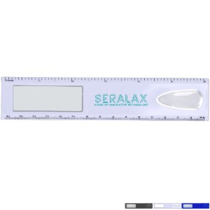 Plastic Magnifier & Ruler, 6" - NU1395