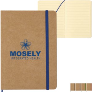 Eco-Inspired Notebook w/ Strap, 5"x7" - JN1120