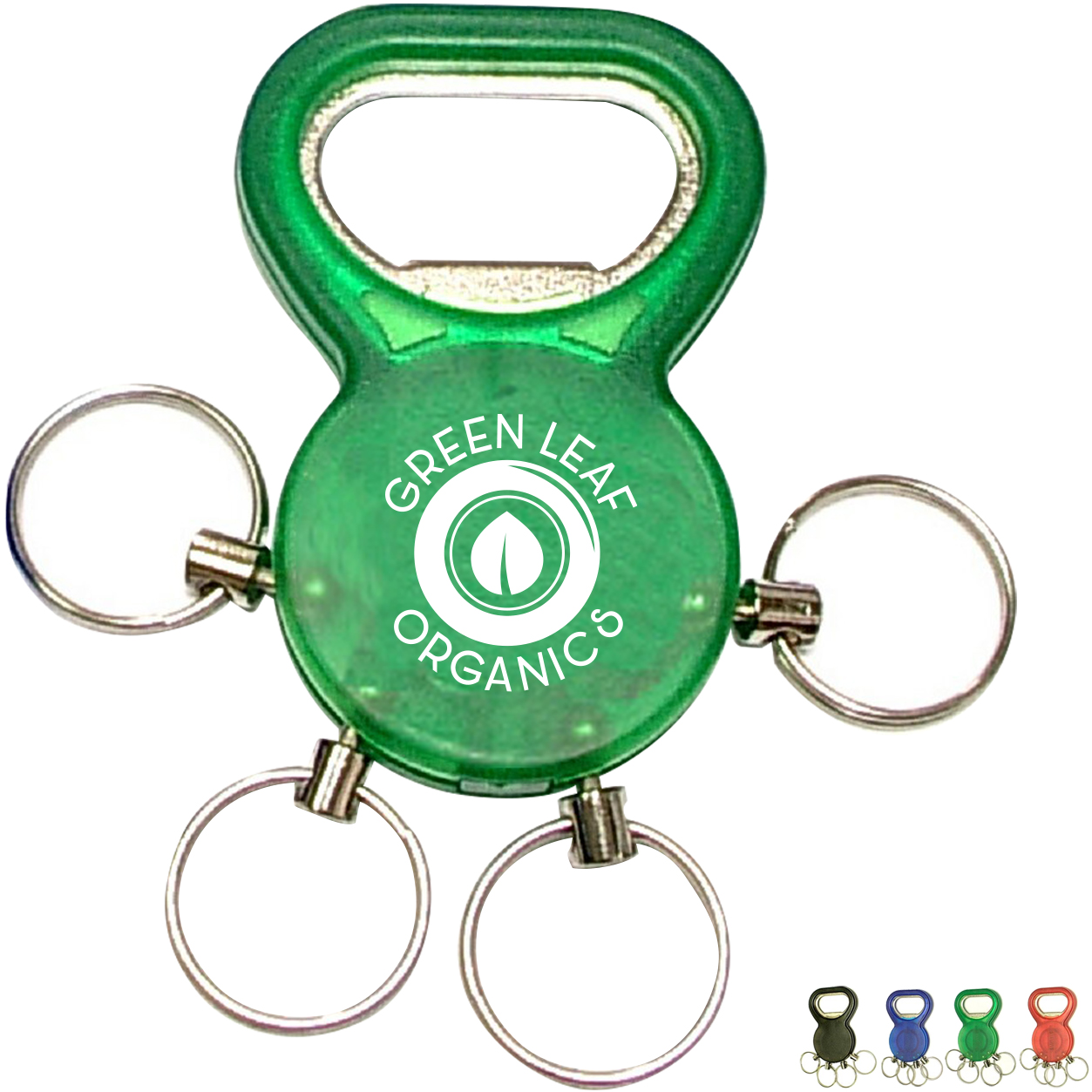 Product Photo 1 Bottle Opener w/ Four Split Key Rings