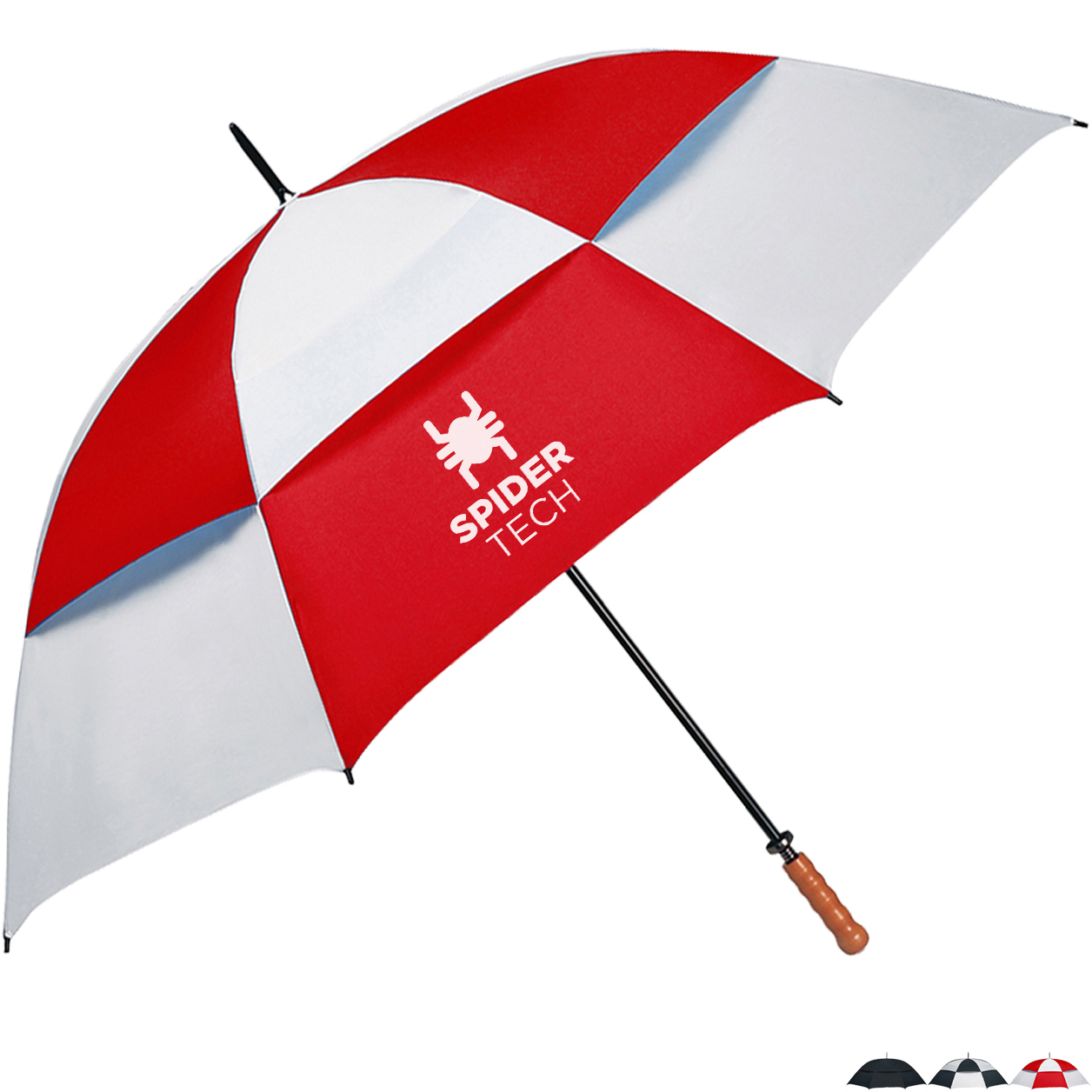 Product Photo 1 Windproof Vented Manual Open Umbrella, 68" Arc