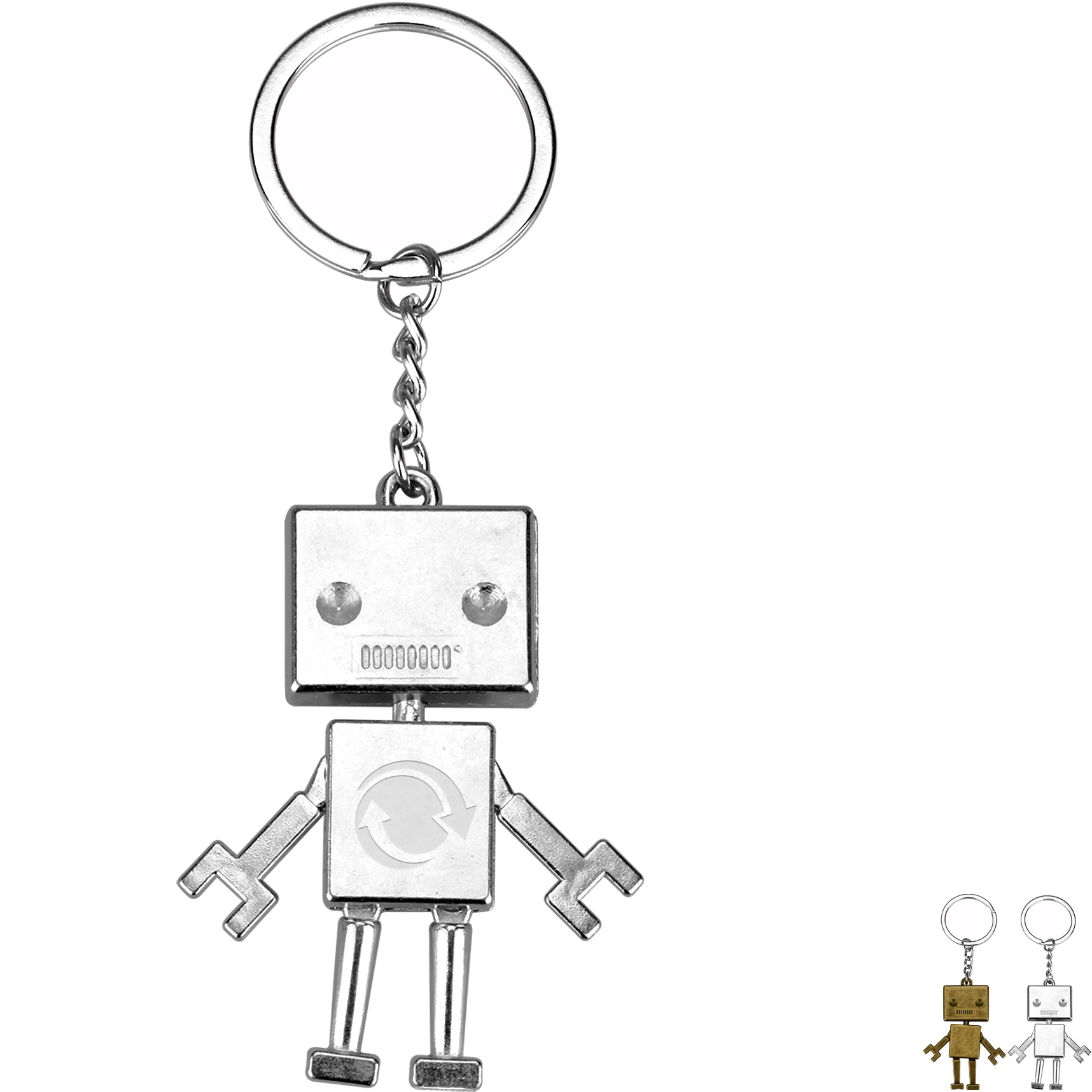 Product Photo 1 Metal Robot Key Chain