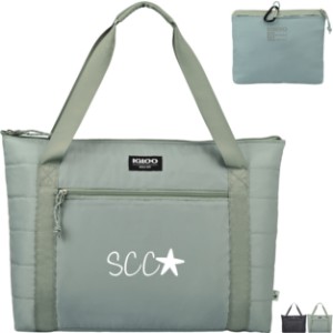 Igloo® Packable Puffer REPREVE® Recycled Nylon 20-Can Cooler Bag - GM1789