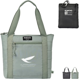 Igloo® Packable Puffer REPREVE® Recycled Nylon 10-Can Cooler Bag - GM1790