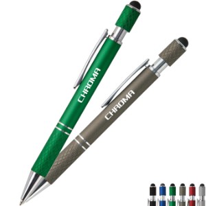 Siena Executive Aluminum Spin Top Stylus Pen - EV1054