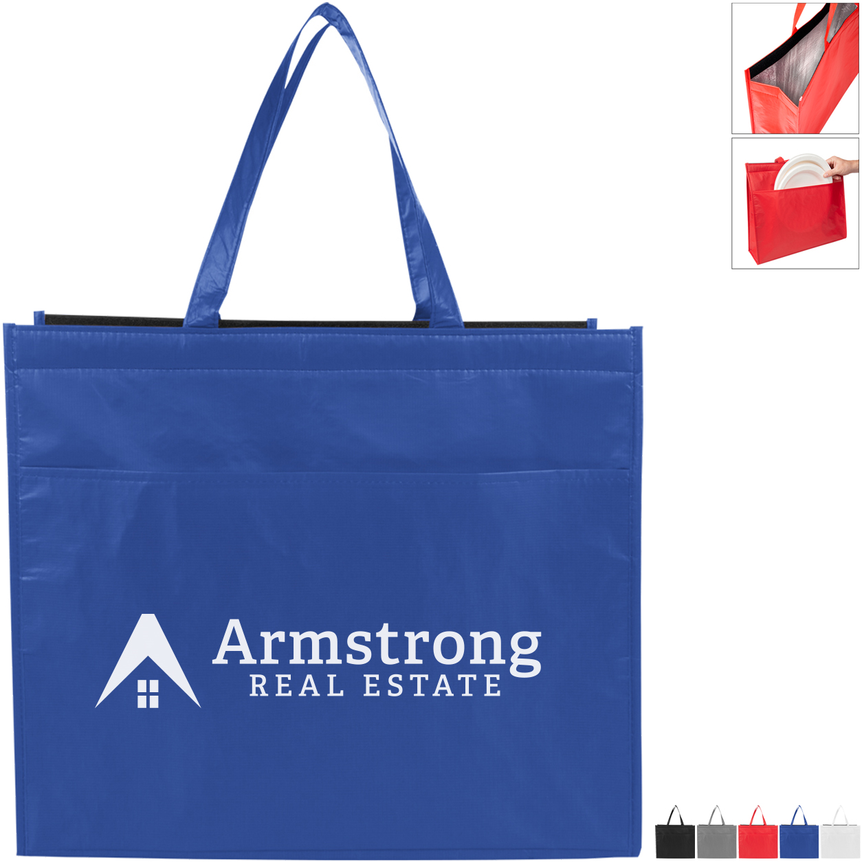 Product Photo 1 Matte Cooler Tote Bag w/ 100% rPET Material
