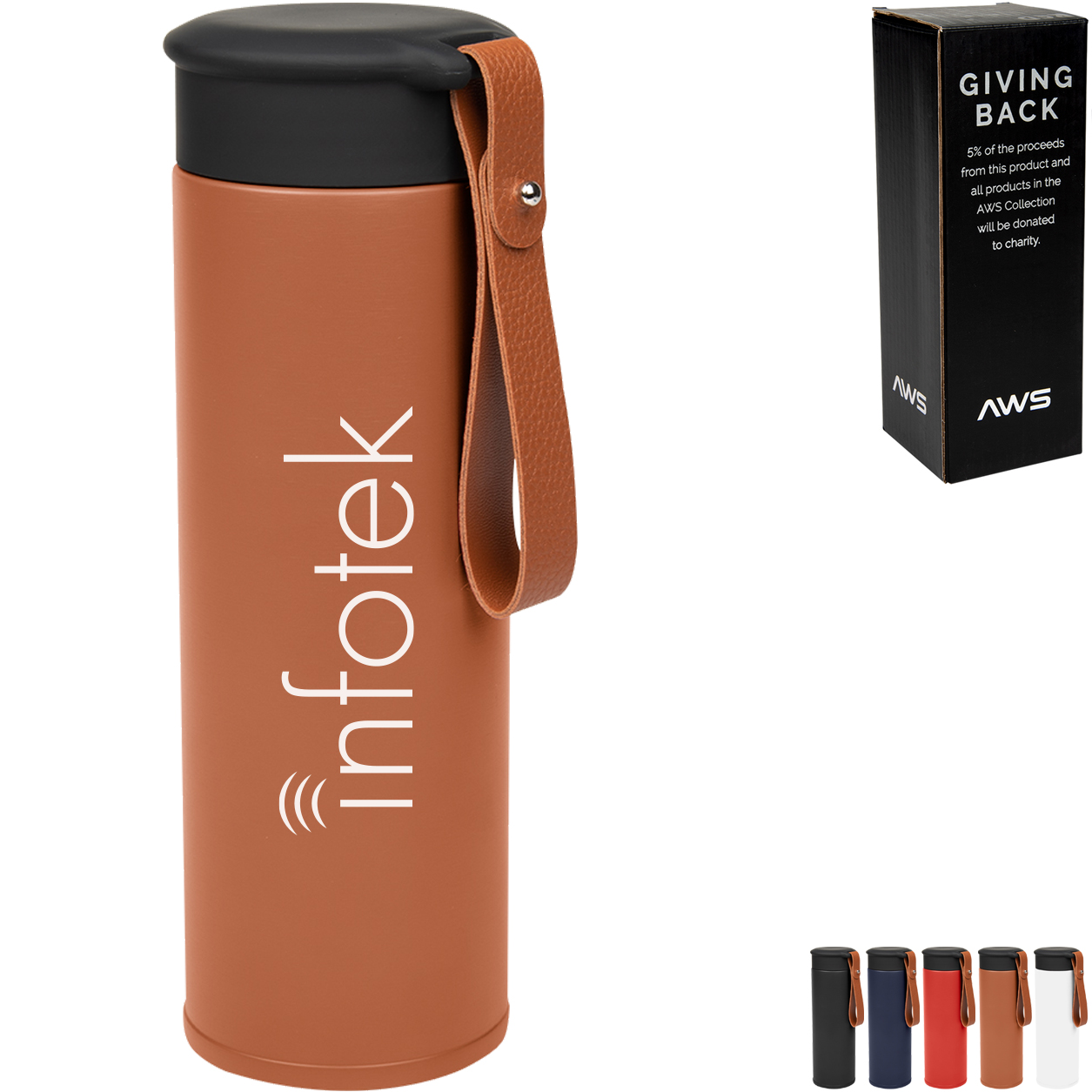 Product Photo 1 Conrad AWS Stainless Steel Bottle, 14oz.