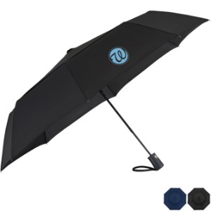 Recycled Auto Open Umbrella, 46" Arc - LD5301