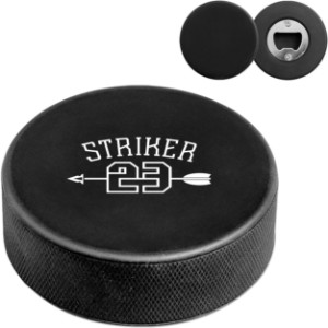 Hockey Puck Bottle Opener - WO2378